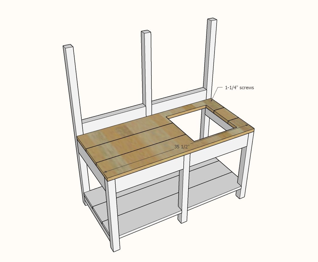 Mud Kitchen Ana White   Mud Kitchen Diy Plans Step 5 